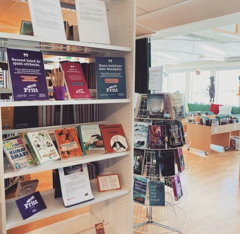 Biblioteken i Härjedalen lyfter Ordet är fritt