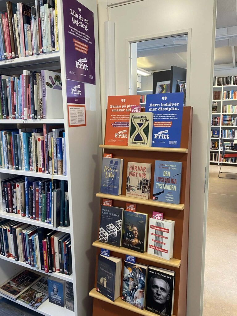 Böcker under temat Ordet är Fritt från Vemdalens bibliotek